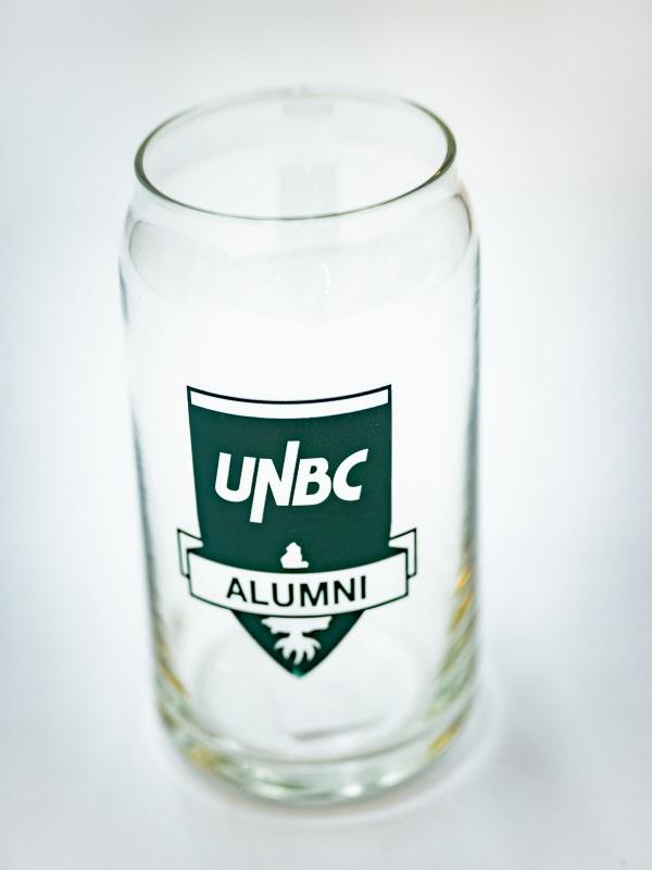 Tumbler Pop Can Glass Alumni 16oz